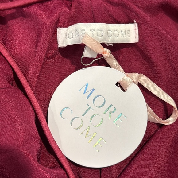 NWT MORE TO COME Regina Maxi Dress in Fuchsia Medium Revolve - Picture 14 of 15